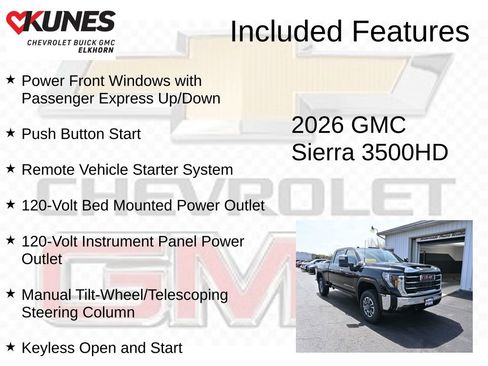 New 2026 GMC Sierra 3500 SLT AWD/4WD image 3