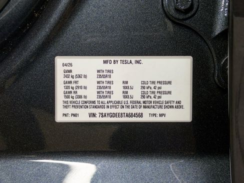 Used 2026 Tesla Model Y Long Range AWD/4WD image 26