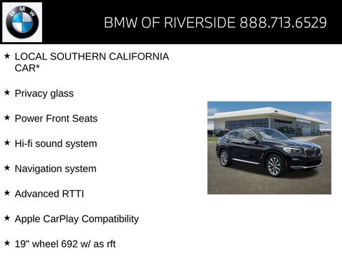 Used 2019 BMW X4 xDrive30i w/ Premium Package AWD/4WD image 15
