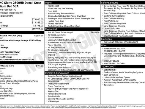 New 2025 GMC Sierra 2500 Denali w/ Denali Reserve Package image 48