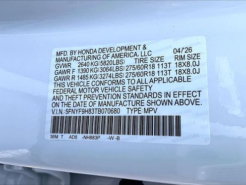 New 2026 Honda Passport TrailSport Elite image 18