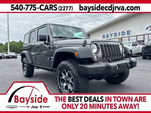 Used 2018 Jeep Wrangler Unlimited Sport S AWD/4WD image 1
