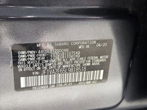 Used 2020 Subaru WRX STI w/ Popular Package #3 (IZT) image 22