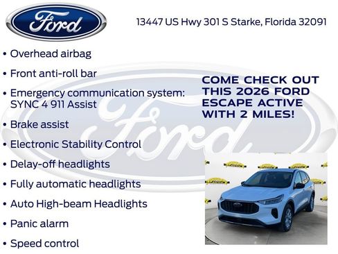 New 2026 Ford Escape Active w/ Tech Pack #1 image 30