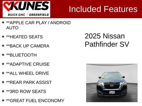 Used 2025 Nissan Pathfinder SV AWD/4WD image 2