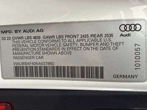 Used 2022 Audi A4 2.0T Premium Plus w/ Premium Plus Package AWD/4WD image 21