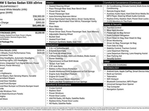 Used 2023 BMW 530i xDrive w/ Premium Package image 36