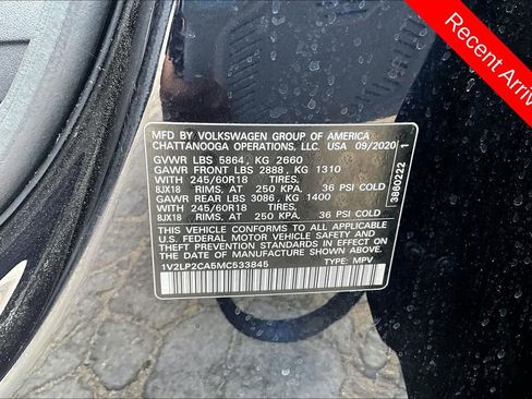 Used 2021 Volkswagen Atlas SE image 9