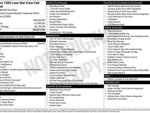 New 2026 RAM 1500 Lone Star RWD image 25