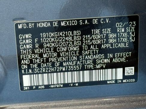 Used 2023 Honda HR-V EX-L image 52