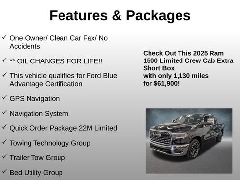 Used 2025 RAM 1500 Limited w/ Trailer Tow Group AWD/4WD image 4