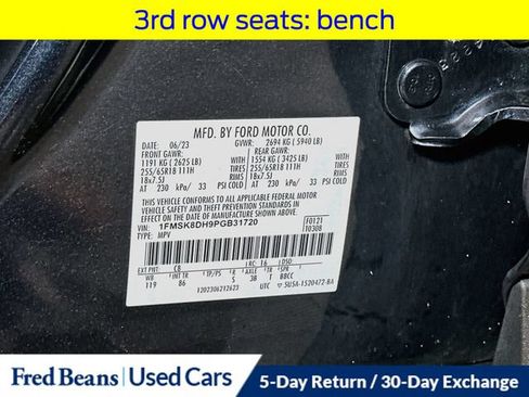 Certified 2023 Ford Explorer XLT w/ Class IV Trailer Tow Package AWD/4WD image 37