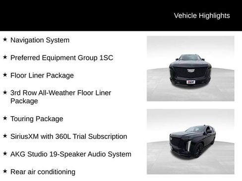 Certified 2025 Cadillac Escalade Sport w/ Touring Package AWD/4WD image 13