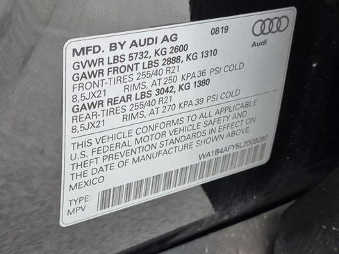 Used 2020 Audi SQ5 Premium Plus w/ Premium Plus Package AWD/4WD image 24