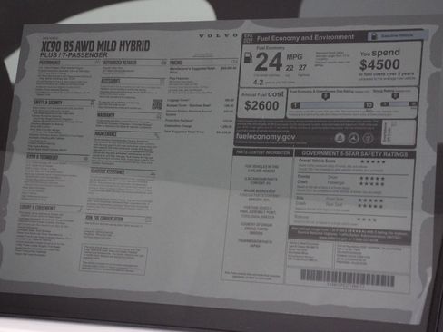 New 2026 Volvo XC90 B5 Plus w/ Protection Package image 18