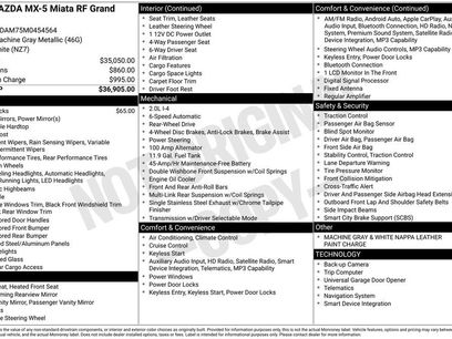 Used 2021 MAZDA MX-5 Miata RF Grand Touring