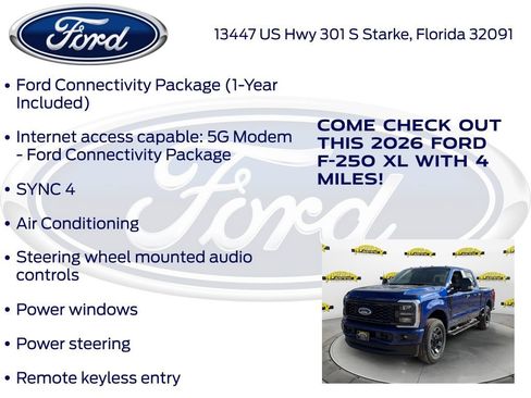 New 2026 Ford F250 XL w/ STX Appearance Package AWD/4WD image 25