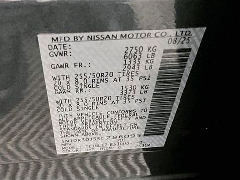 New 2025 Nissan Pathfinder Platinum w/ Cargo Package image 39