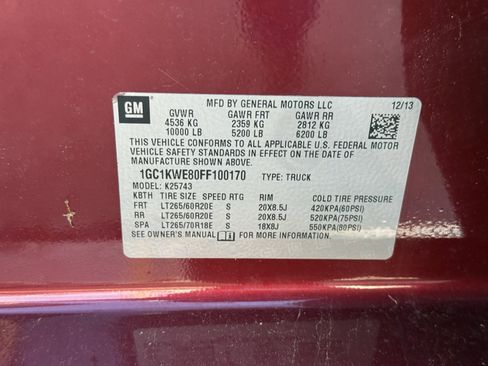 Used 2015 Chevrolet Silverado 2500 LTZ w/ Driver Alert Package image 30