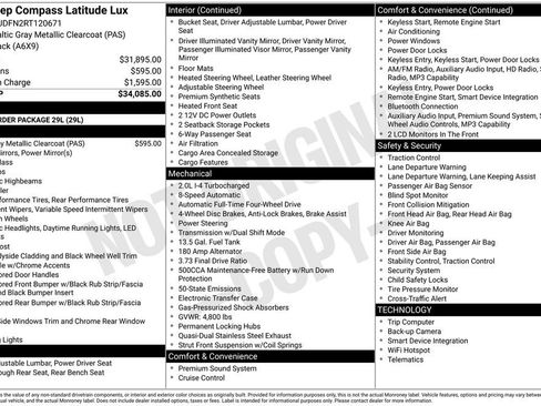 Used 2024 Jeep Compass Latitude AWD/4WD image 27