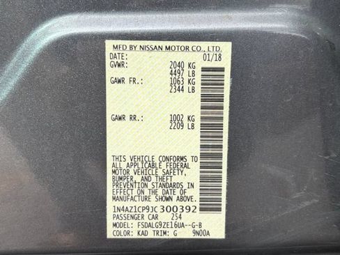Used 2018 Nissan Leaf SL w/ SL Technology Package FWD image 24