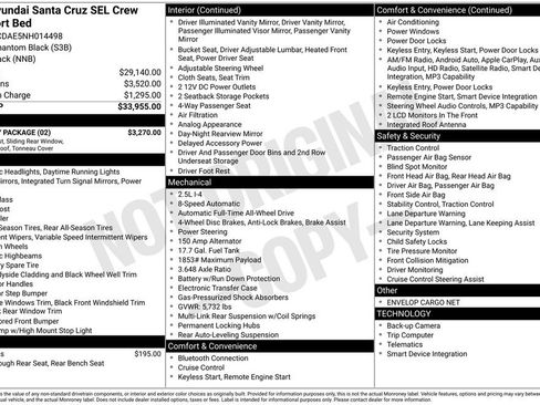 Used 2022 Hyundai Santa Cruz SEL w/ Activity Package AWD/4WD image 40