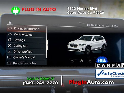 Used 2022 BMW X3 xDrive30i w/ Convenience Package image 30