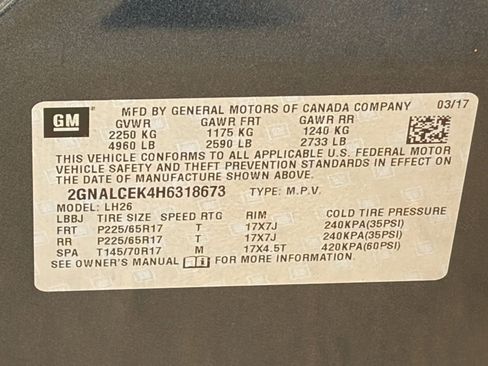 Used 2017 Chevrolet Equinox LT w/ Convenience Package FWD image 29