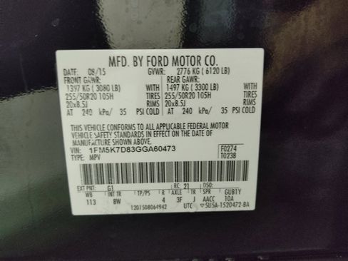 Used 2016 Ford Explorer XLT w/ Equipment Group 201A FWD image 33