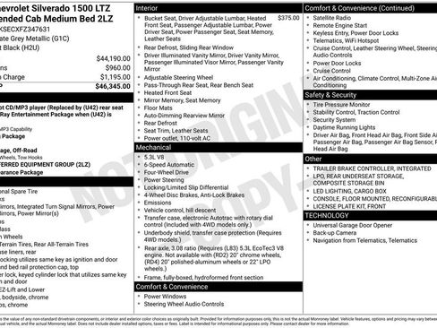 Used 2015 Chevrolet Silverado 1500 LTZ Z71 image 9