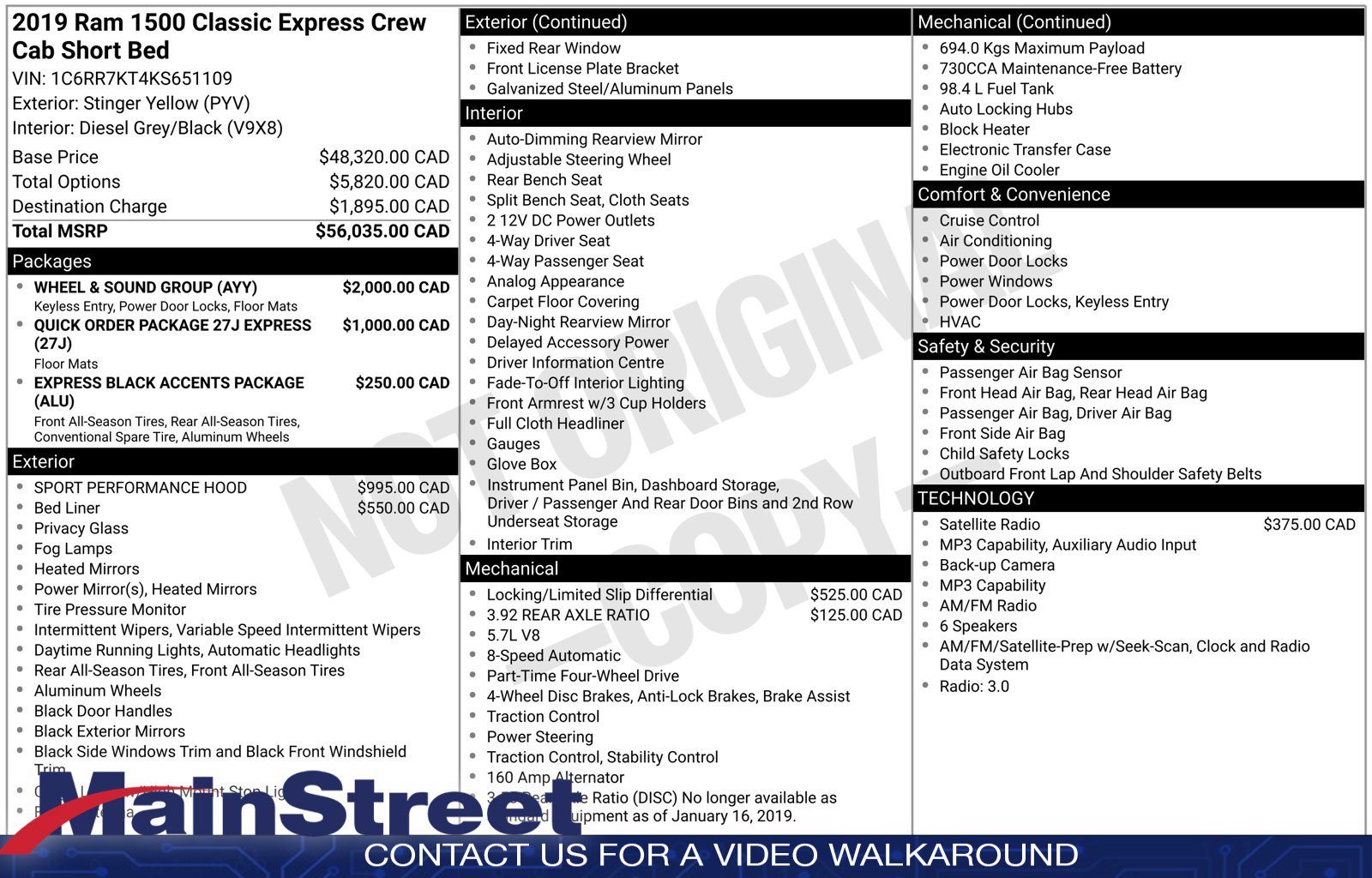 Used 2019 RAM 1500 Express w/ Wheel & Sound Group AWD/4WD image 19