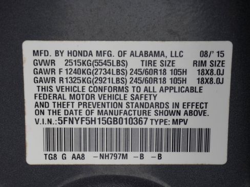 Used 2016 Honda Pilot LX image 27