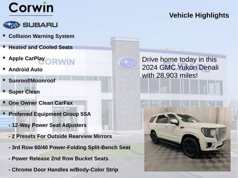 Used 2024 GMC Yukon Denali w/ Max Trailering Package AWD/4WD image 6