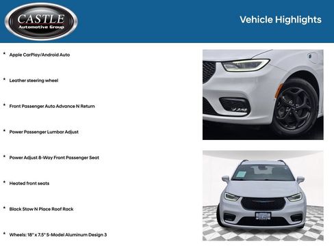 Used 2021 Chrysler Pacifica Touring-L w/ Uconnect Theater Family Group FWD image 20