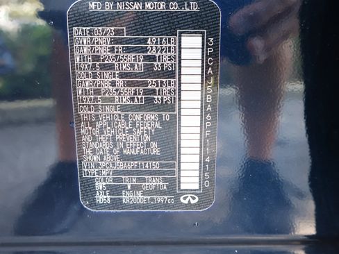 Certified 2023 INFINITI QX50 Luxe FWD image 30