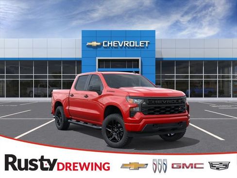 New 2026 Chevrolet Silverado 1500 Custom w/ Turbomax Blackout Package AWD/4WD image 1
