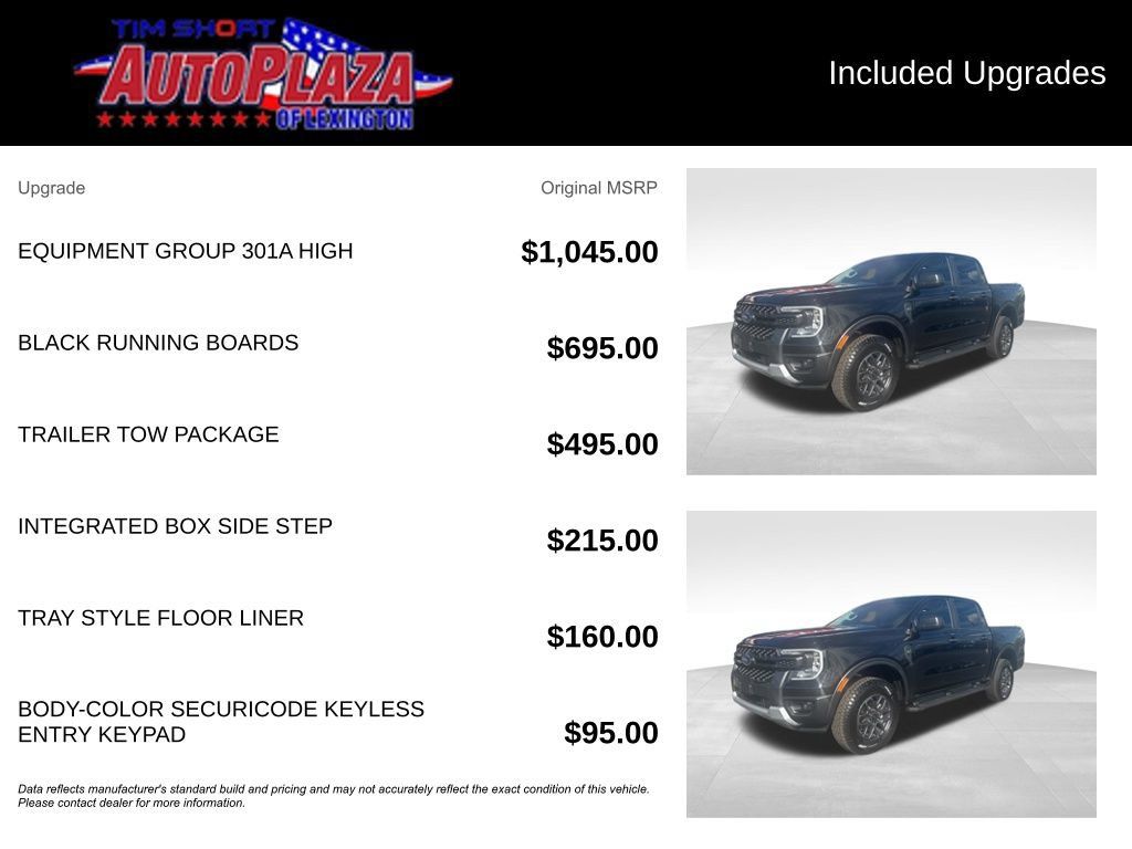 Used 2024 Ford Ranger XLT w/ Equipment Group 301A High AWD/4WD image 23
