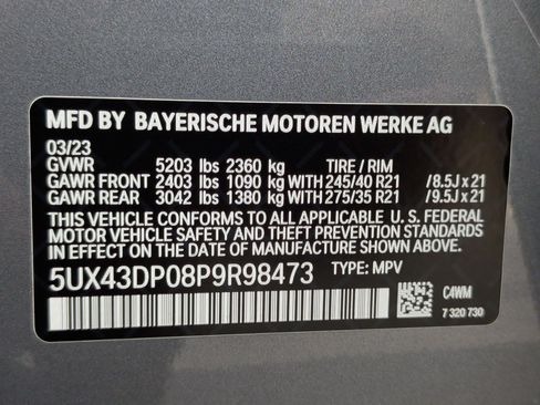 Certified 2023 BMW X3 sDrive30i w/ Premium Package image 42