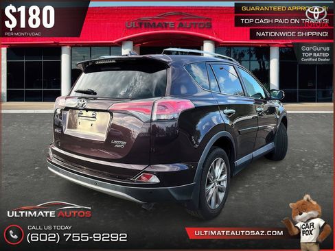 Used 2016 Toyota RAV4 Limited w/ Protection Package AWD/4WD image 3