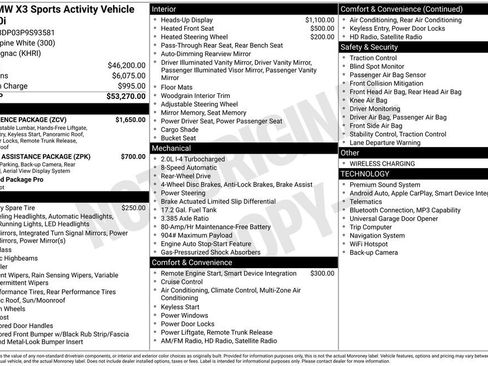 Used 2023 BMW X3 sDrive30i w/ Convenience Package image 37