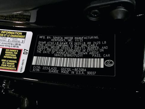Used 2024 Lexus ES 350 w/ Accessory Package (Z1) FWD image 31