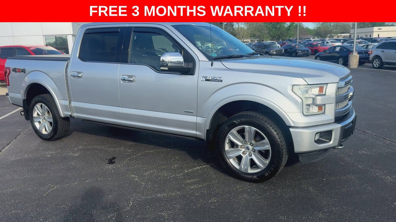 Used 2016 Ford F150 Platinum w/ Equipment Group 701A Luxury AWD/4WD image 3