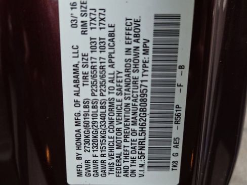 Used 2016 Honda Odyssey EX-L image 33