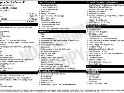 Used 2022 Toyota Corolla Cross LE image 15