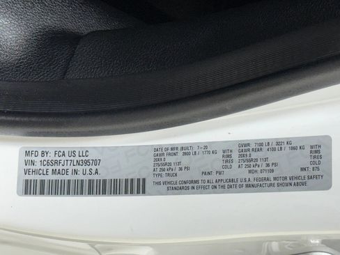 Used 2020 RAM 1500 Laramie w/ Sport Appearance Package image 99