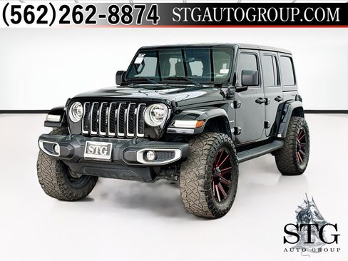 Used 2021 Jeep Wrangler Unlimited Sahara w/ Cold Weather Group AWD/4WD image 1
