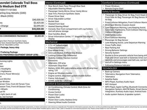 Used 2026 Chevrolet Colorado Trail Boss AWD/4WD image 31