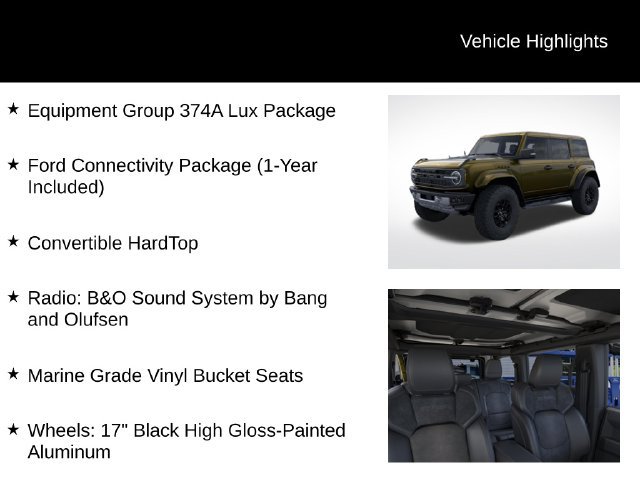 New 2026 Ford Bronco Raptor AWD/4WD image 7