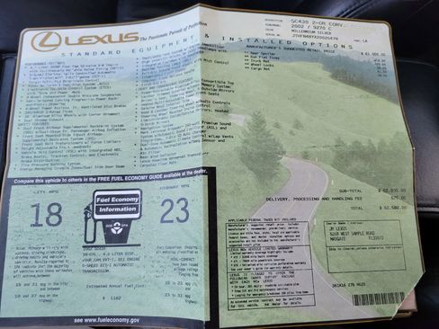 Used 2002 Lexus SC 430 Convertible image 43