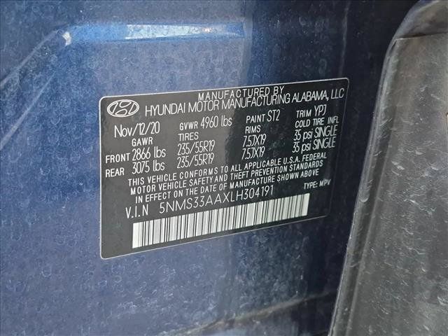 Used 2020 Hyundai Santa Fe SEL FWD image 25